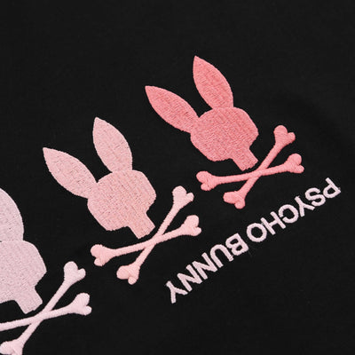 Psycho Bunny Oceania Graphic T-Shirt in Black Logo 2