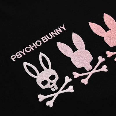 Psycho Bunny Oceania Graphic T-Shirt in Black Logo