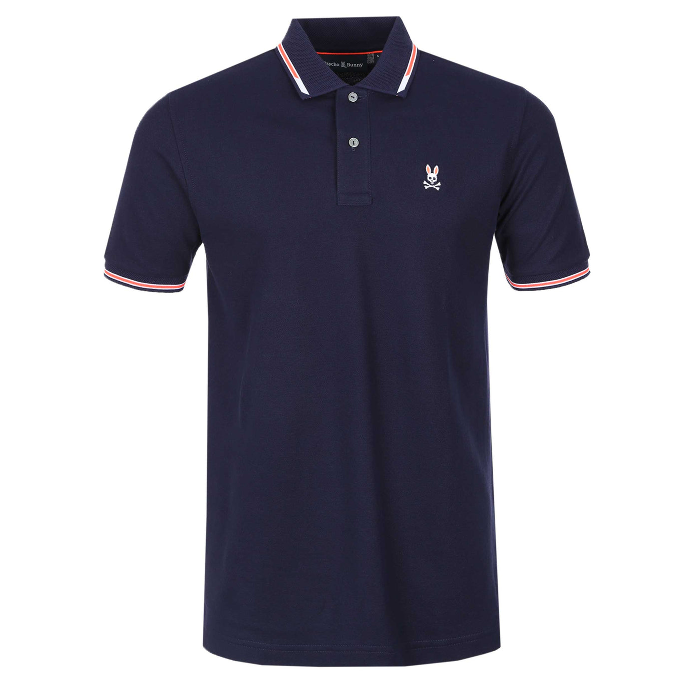 Psycho Bunny Stirling Pique Polo Shirt in Evening Blue