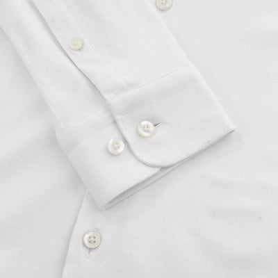 Remus Uomo Kirk Jersey Shirt in WhiteRemus Uomo Kirk Jersey Shirt in White sleeve