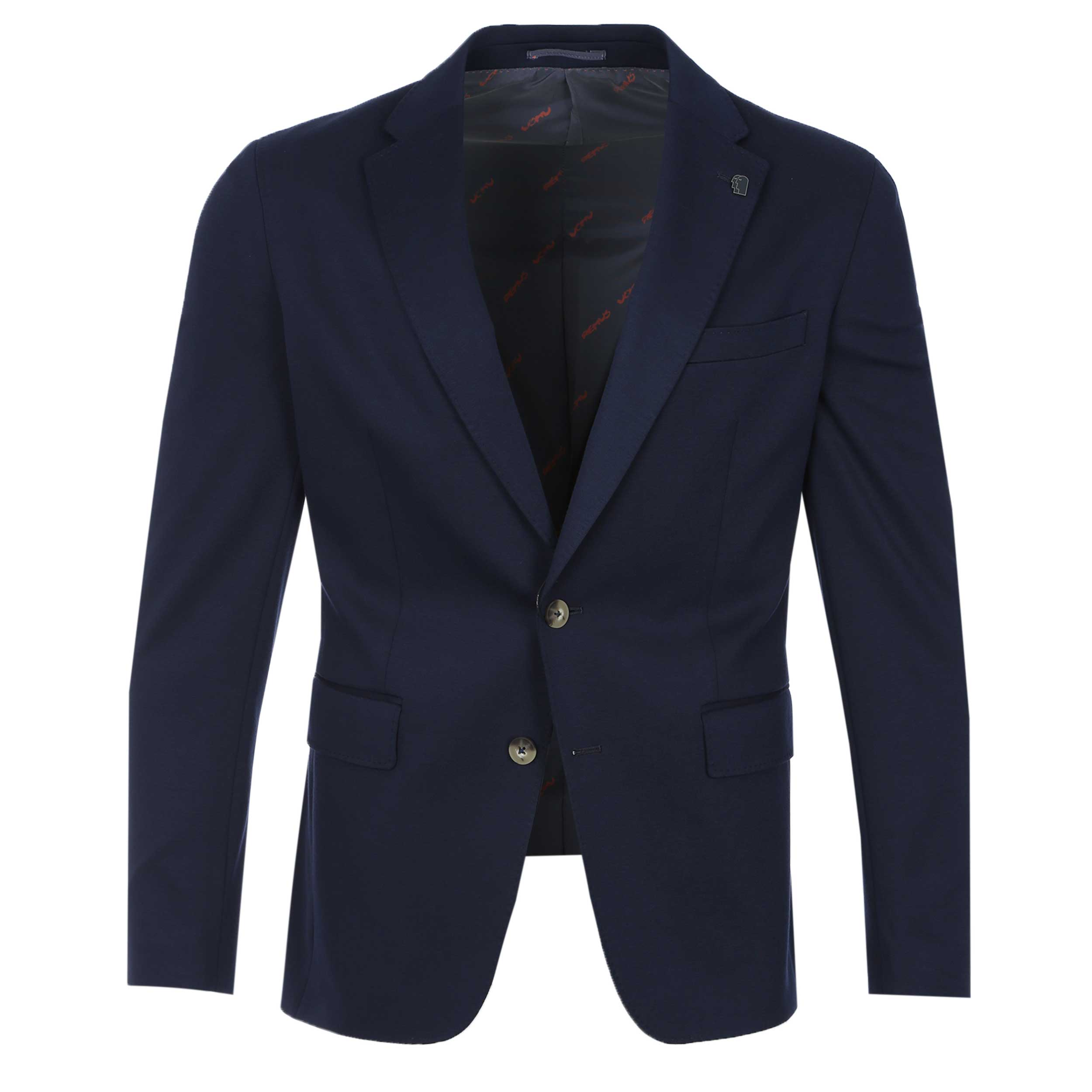 Remus Uomo Alto Jersey Jacket in Navy