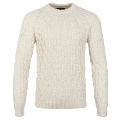 Remus Uomo Arans Knitwear in Cream