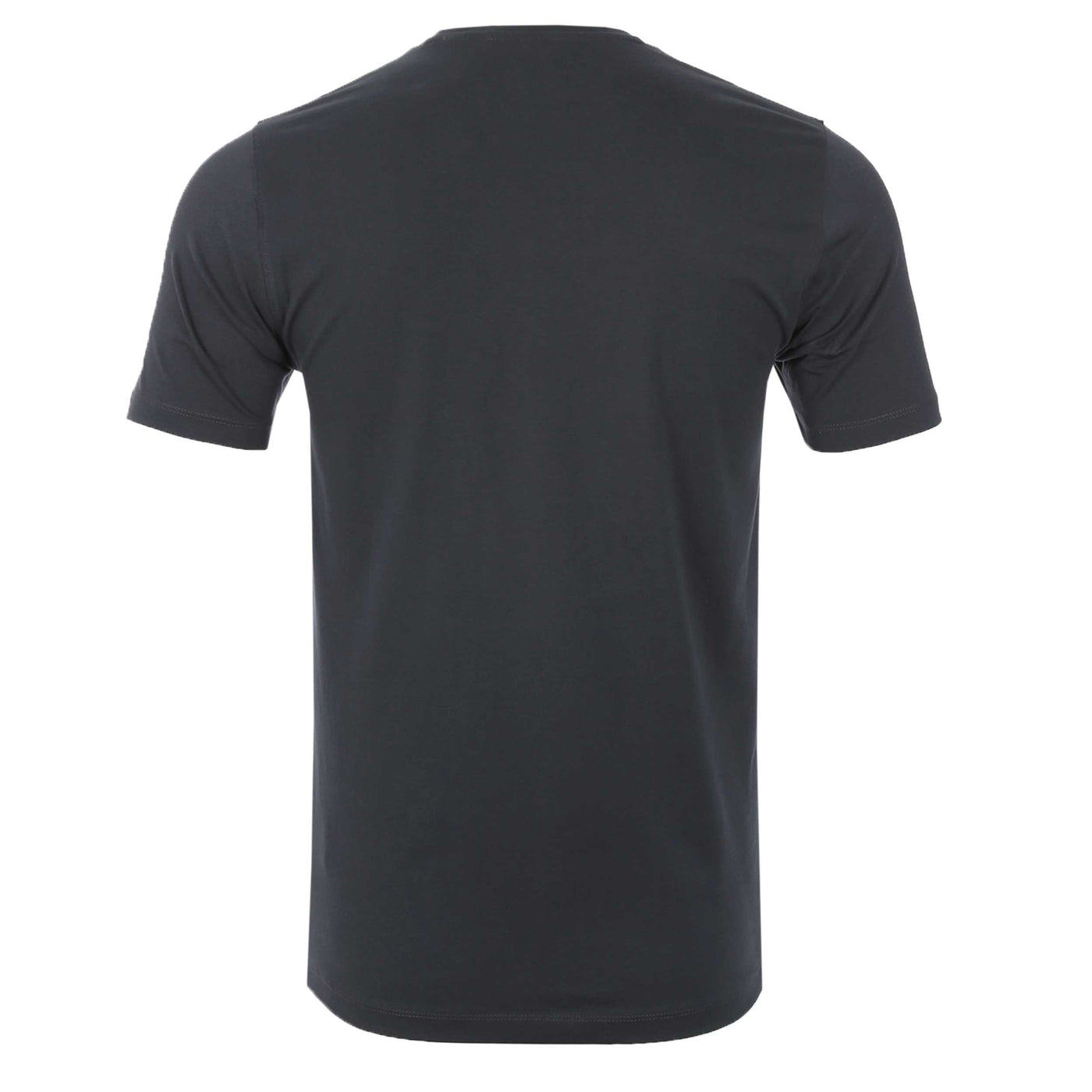 Remus Uomo Basic Crew Neck T Shirt in Charcoal Back