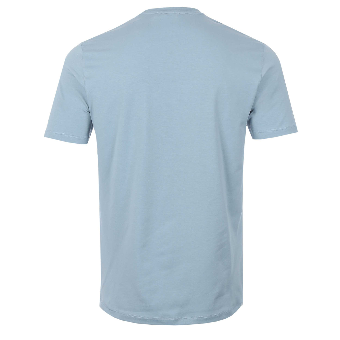 Remus Uomo Basic Crew Neck T Shirt in Duck Egg Blue Back
