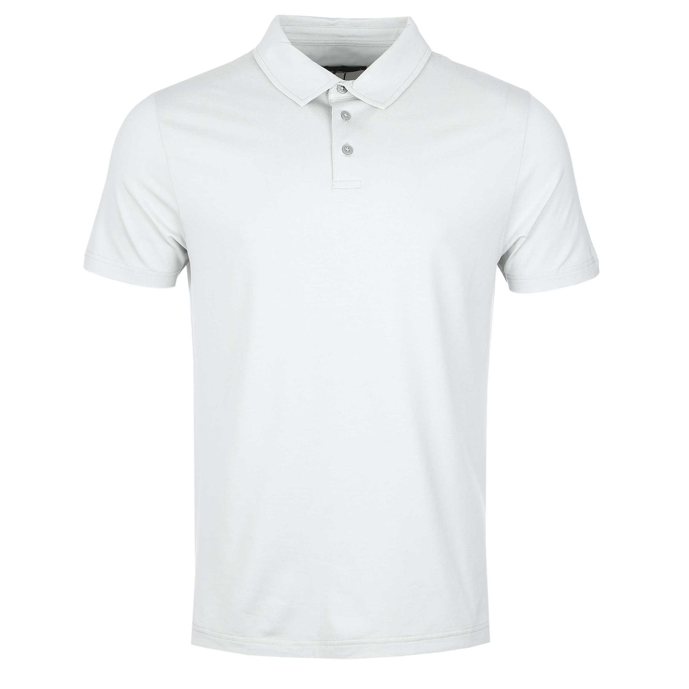 Remus Uomo Basic Tencel Cotton Polo Shirt in Stone