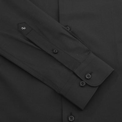 Remus Uomo Kirk Jersey Shirt in Black Cuff