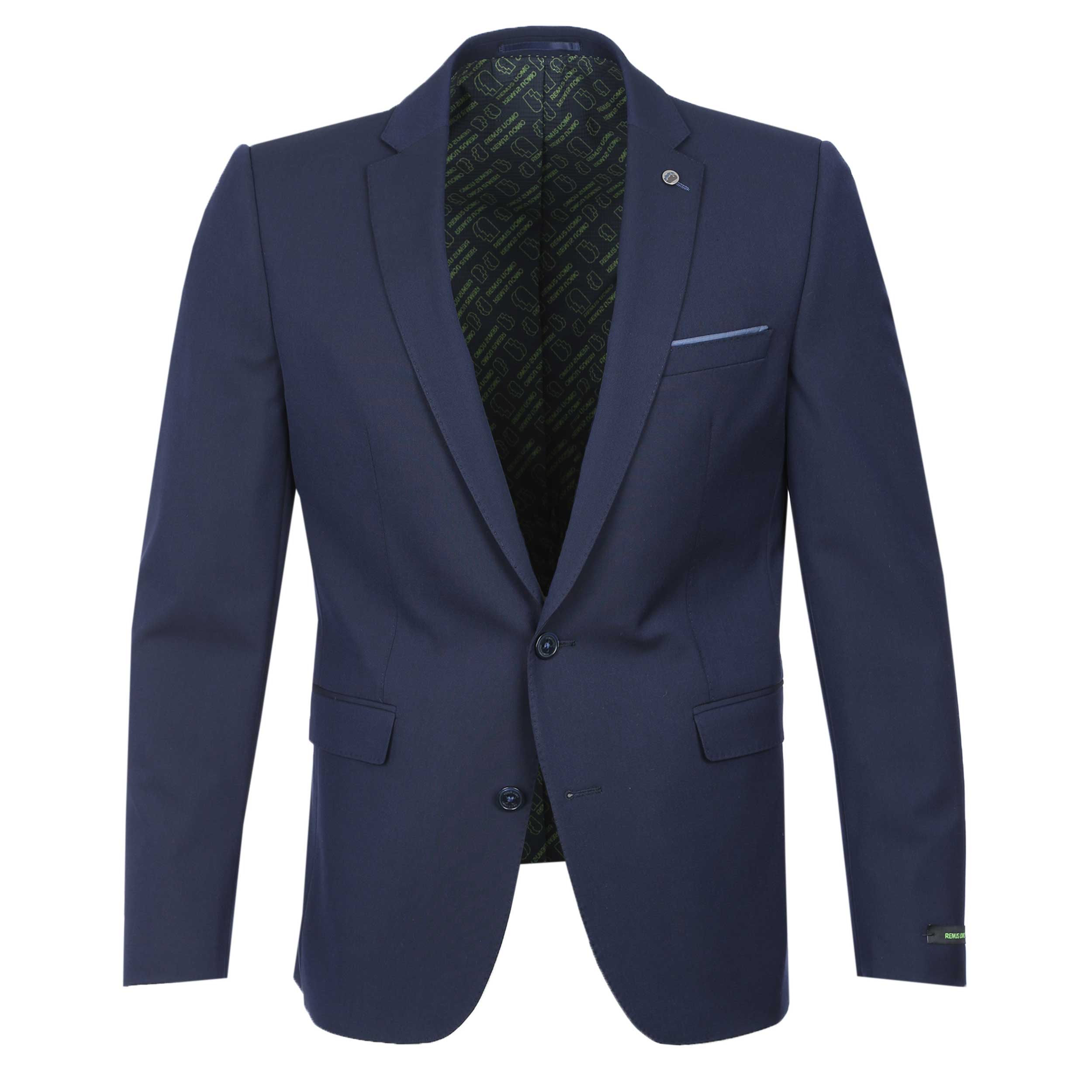 Remus Uomo Luca Jacket in Navy Blue