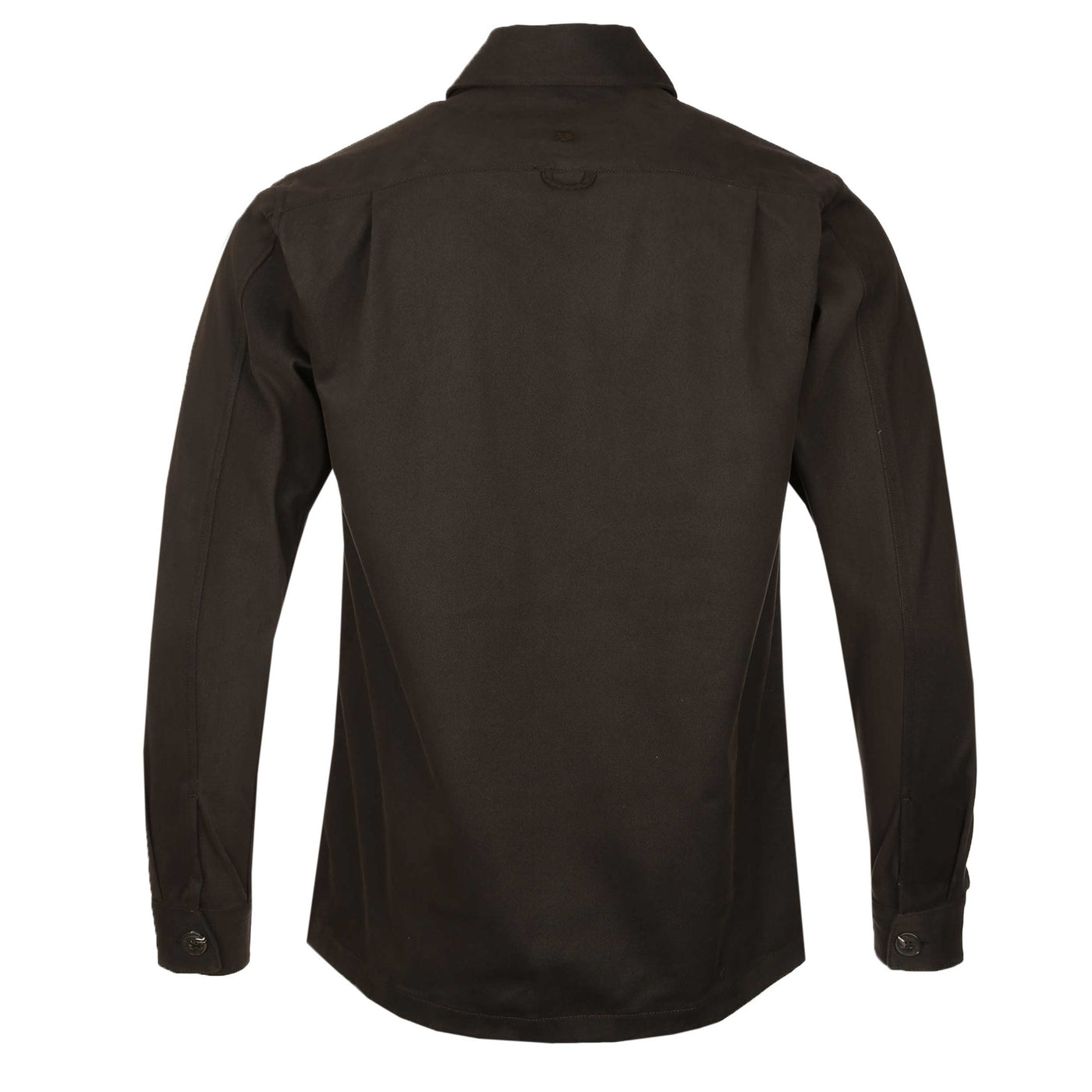 Remus Uomo Paolo Shacket in Brown Twill Back