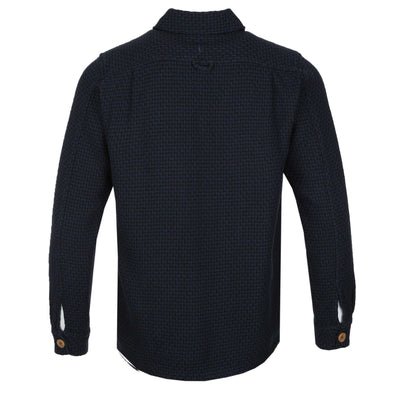 Remus Uomo Paolo Shacket in Navy Herringbone