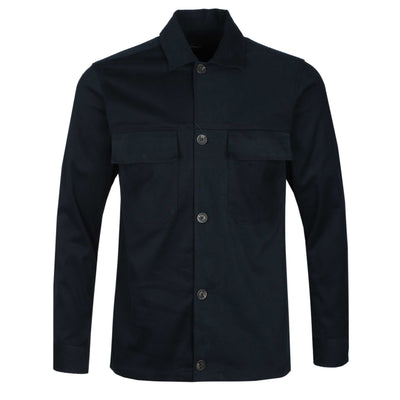 Remus Uomo Paolo Shacket in Navy Twill