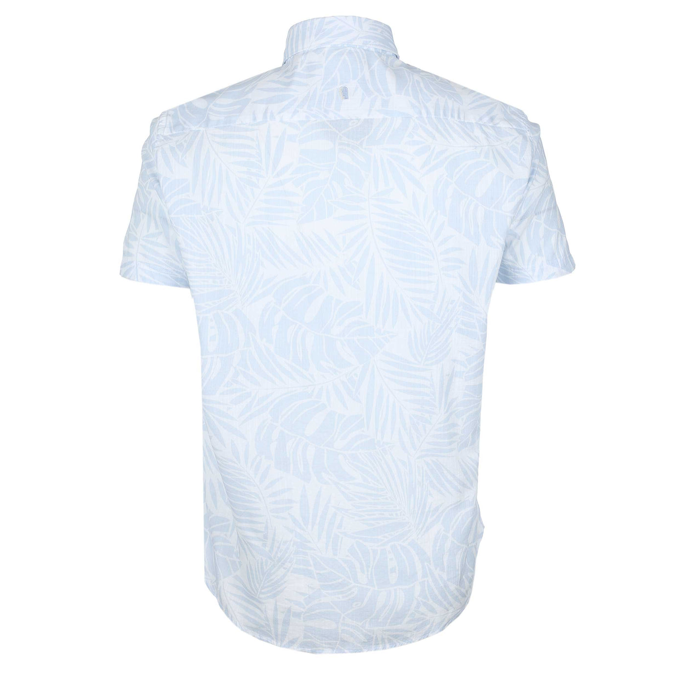 Remus Uomo Parker Floral Print Shirt in Sky Blue