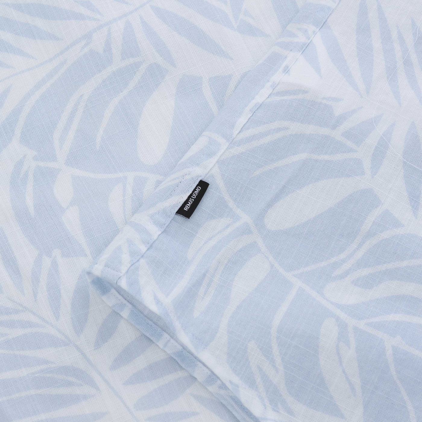 Remus Uomo Parker Floral Print Shirt in Sky Blue