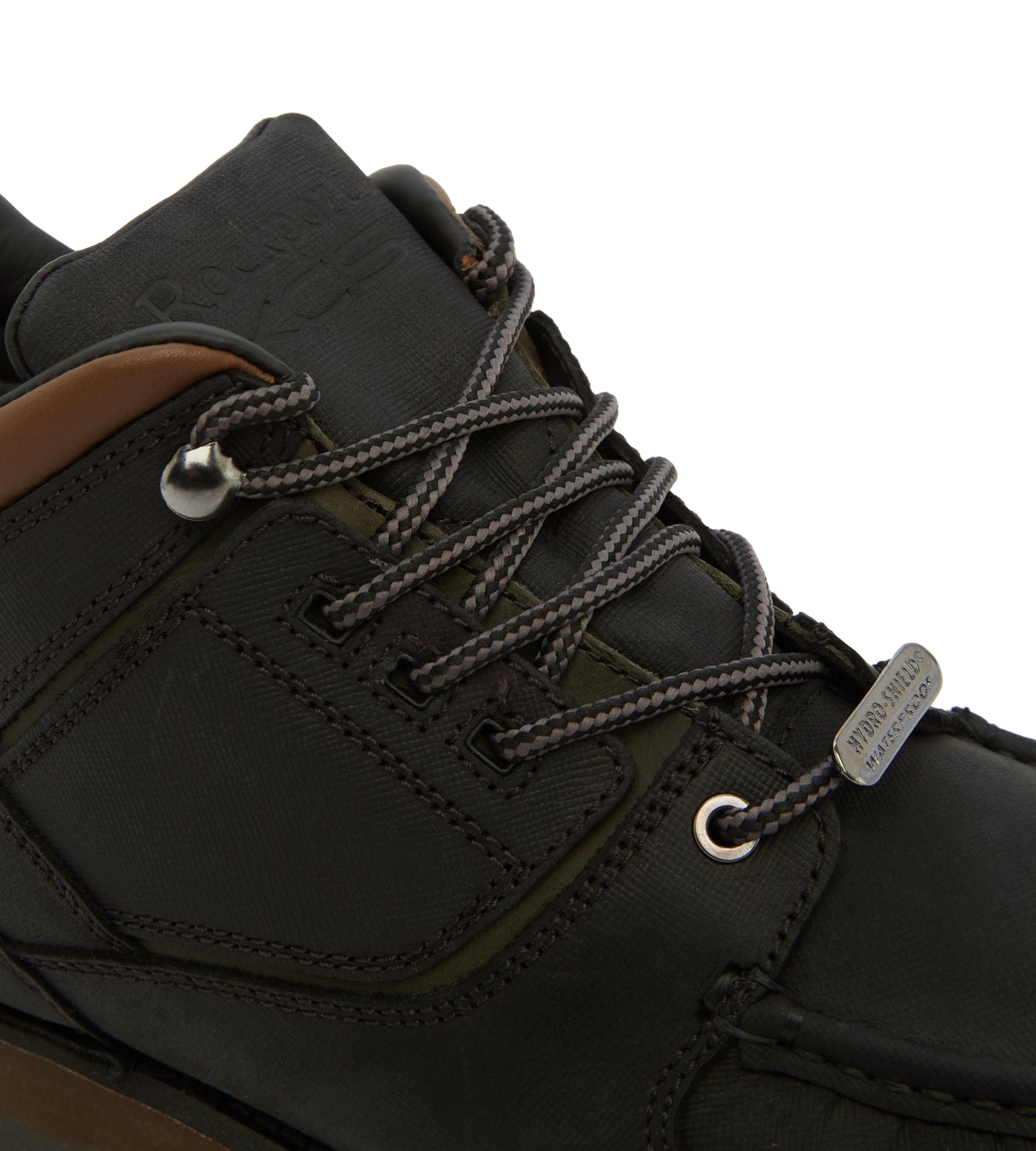 Rockport UMBWE Heritage Boot in Black Green Laces
