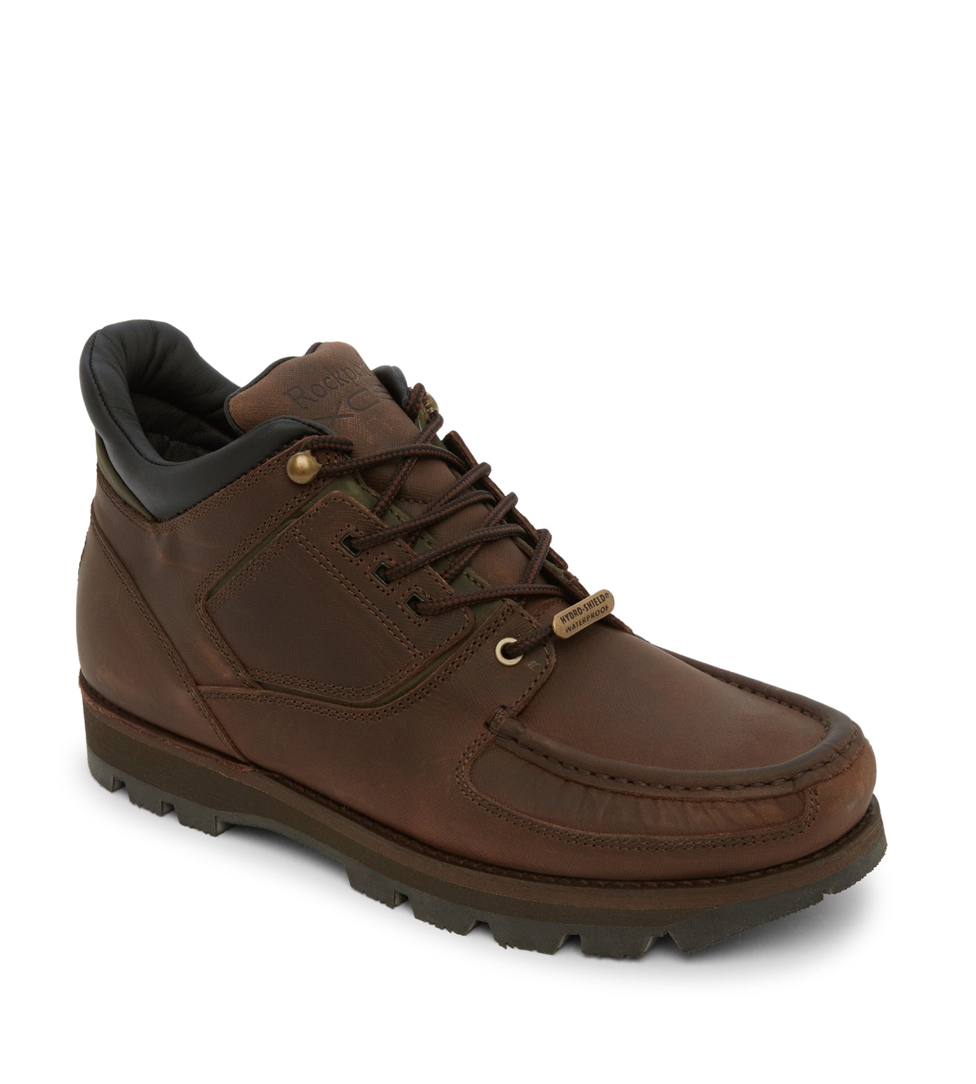 Rockport UMBWE Heritage Boot in Brown Green Angle