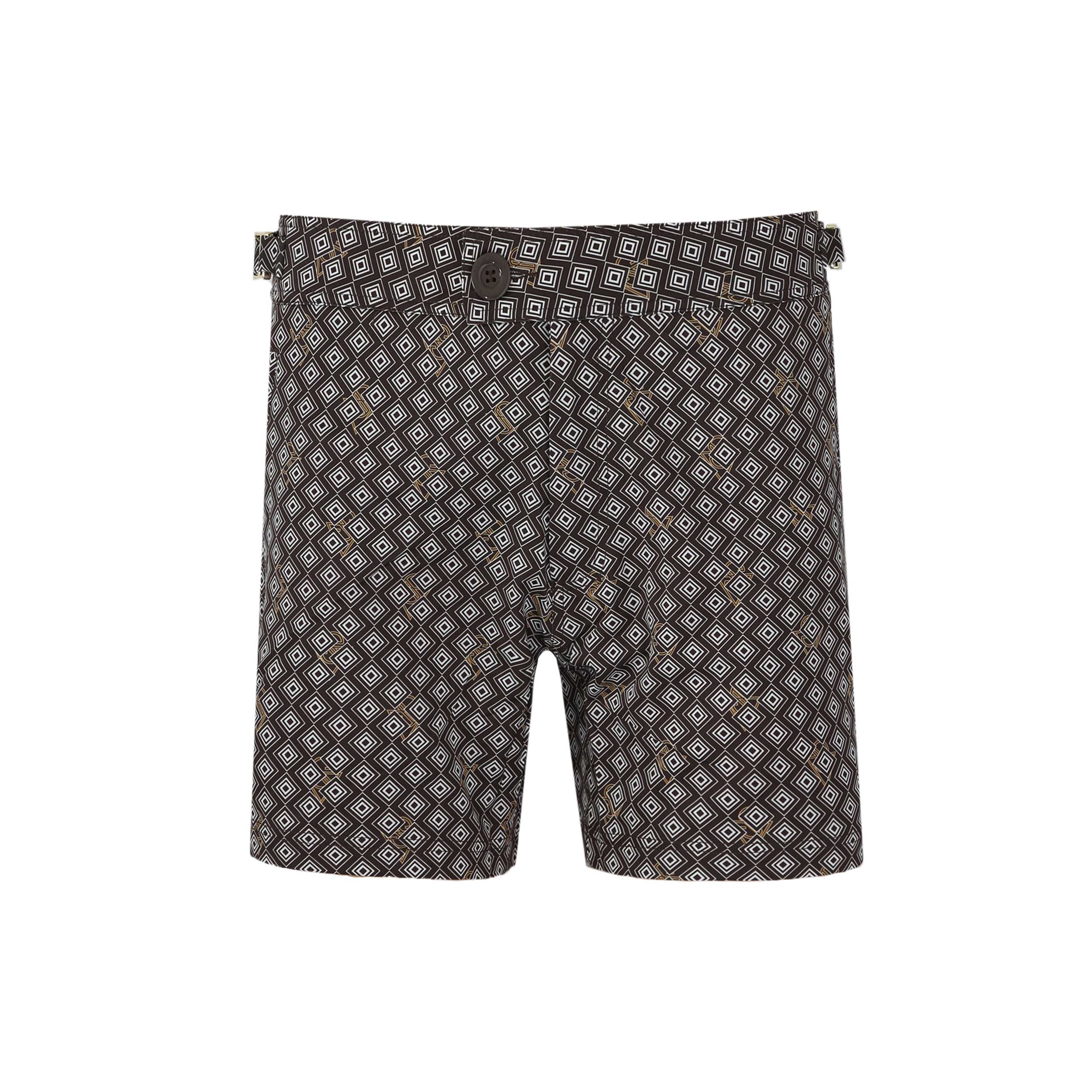 SINK Pinnacle Tailored Meridian Swim Shorts in Brown