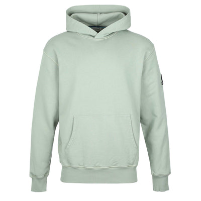 Sandbanks Badge Logo Hoodie in Sage