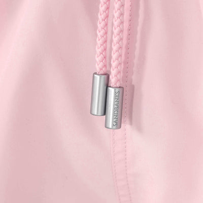 Sandbanks Badge Logo Swim Shorts in Pink Toggles