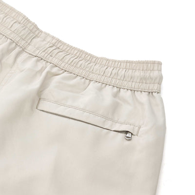 Sandbanks Badge Logo Swim Shorts in Stone Seat Pocket