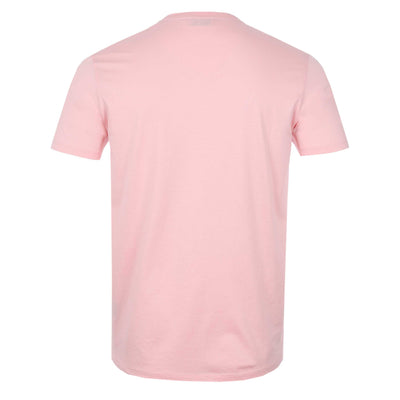 Sandbanks Badge Logo T Shirt in Crystal Rose Back