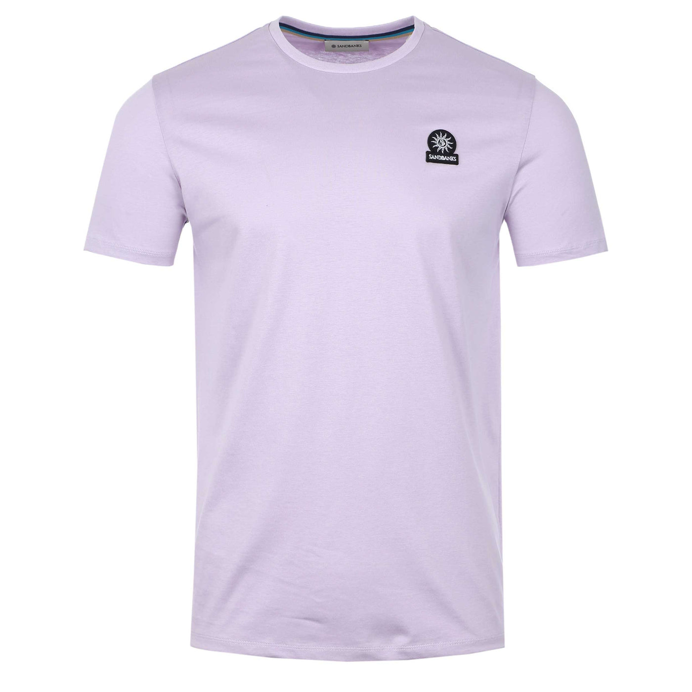 Sandbanks Badge Logo T Shirt in Lilac