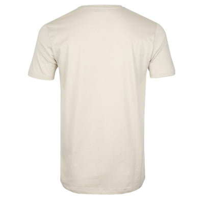 Sandbanks Badge Logo T Shirt in Stone Back