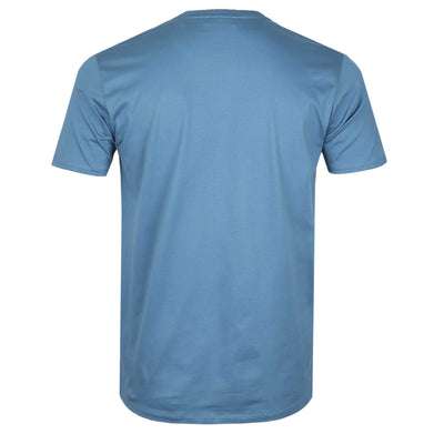 Sandbanks Badge Logo T Shirt in Teal Back