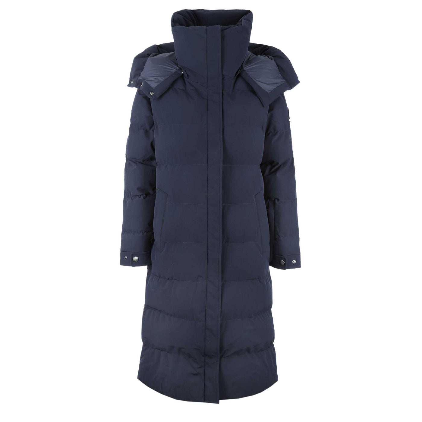 Sandbanks Haven Oversized Long Puffer Ladies Jacket in Navy