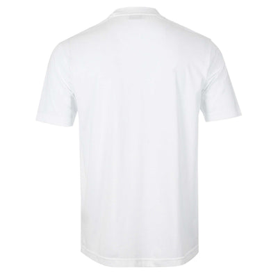 Sandbanks Mosaic Pocket T Shirt in White Back