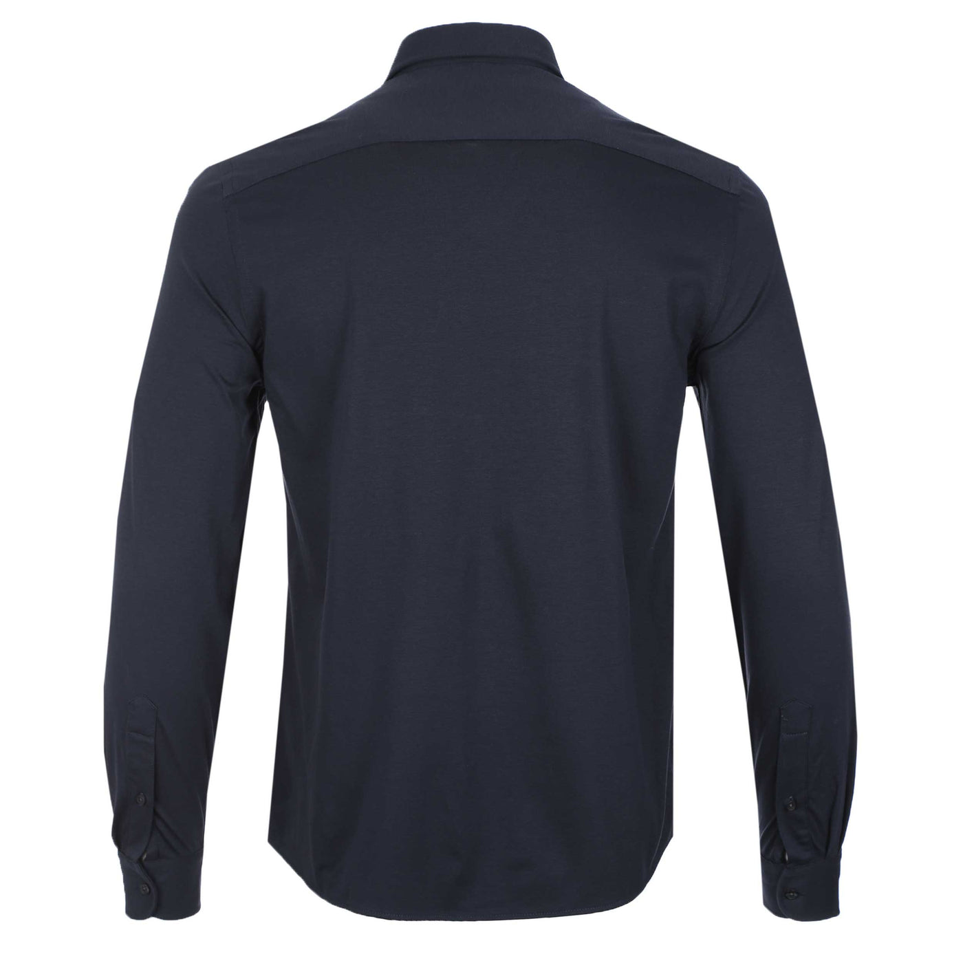 Seinse Basic Cotton Stretch Shirt in Navy Back