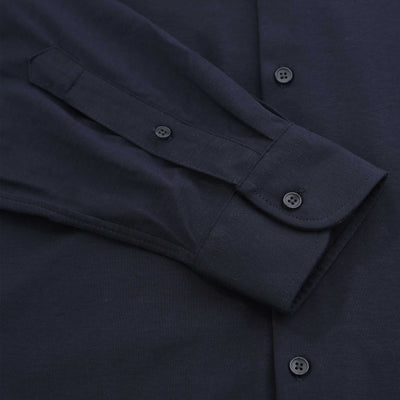 Seinse Basic Cotton Stretch Shirt in Navy Cuff