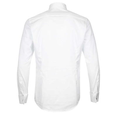 Stenstroms Slimline Dinner Shirt in White Back