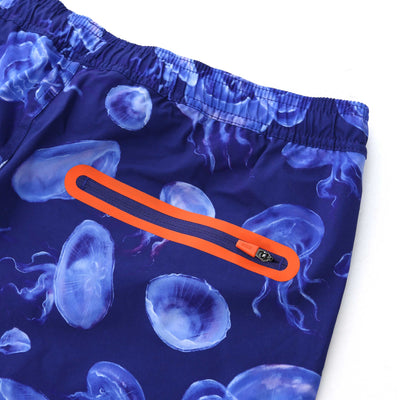 Swims Jelly Swim Short in Ocean Blue Pocket