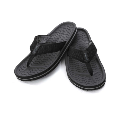 Swims Napoli Flip Flop in Black & Charcoal Pair