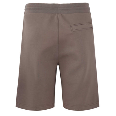 Thomas Maine Interlock Sweat Short in Light Brown Back