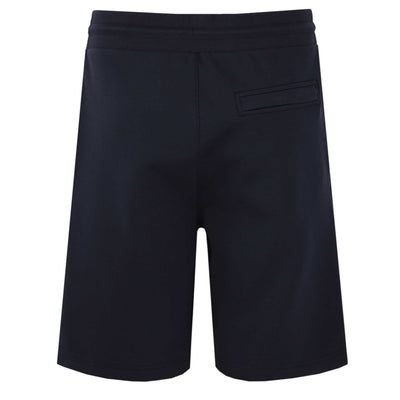 Thomas Maine Interlock Sweat Short in Navy Back