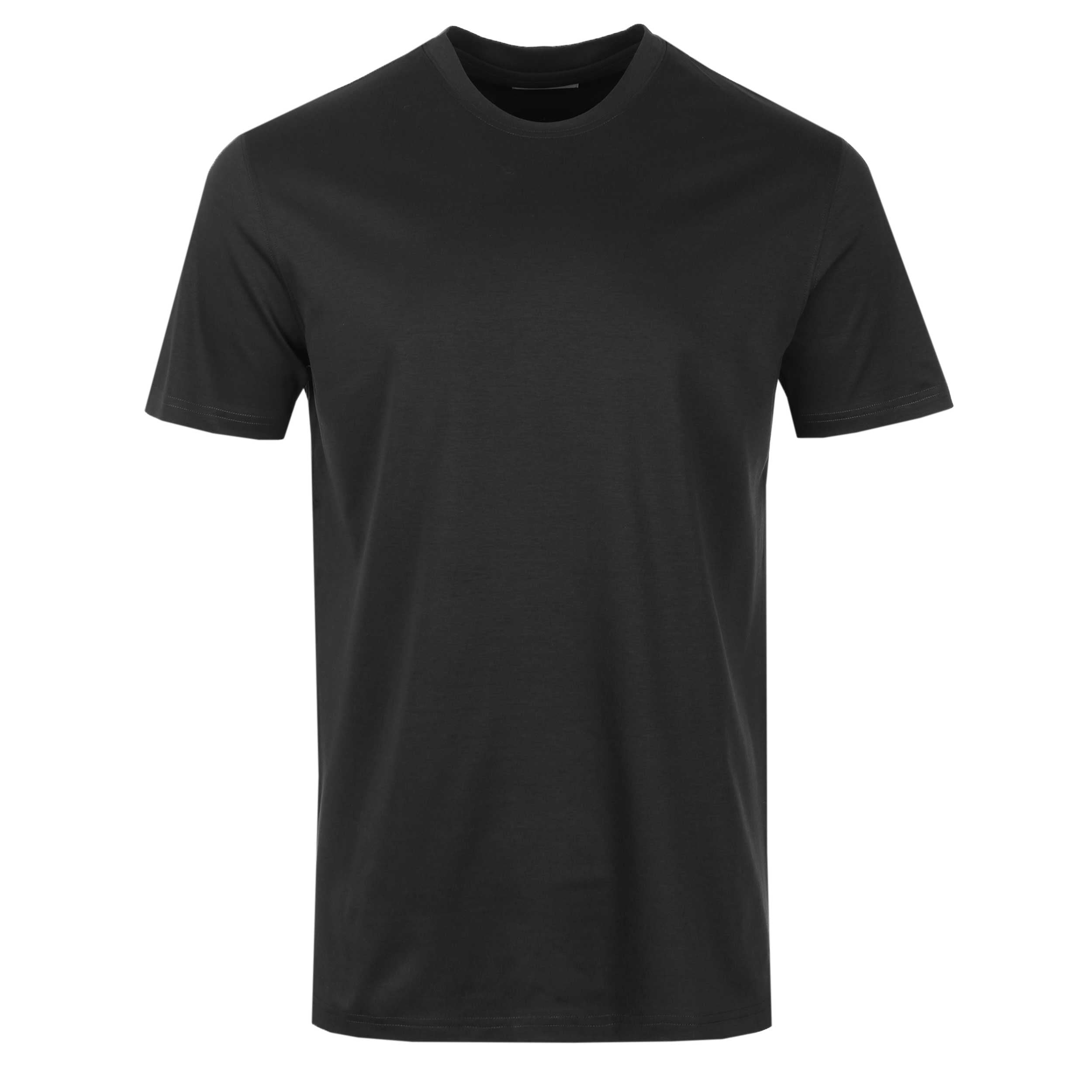 Thomas Maine Liquid Cotton Lux T-Shirt in Black
