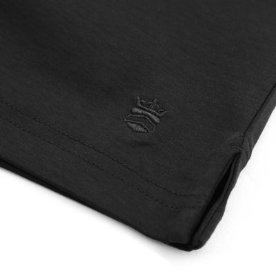 Thomas Maine Liquid Cotton Lux T-Shirt in Black Logo