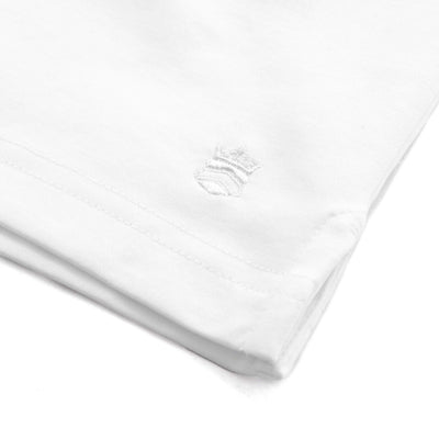 Thomas Maine Liquid Cotton Lux T-Shirt in White Logo