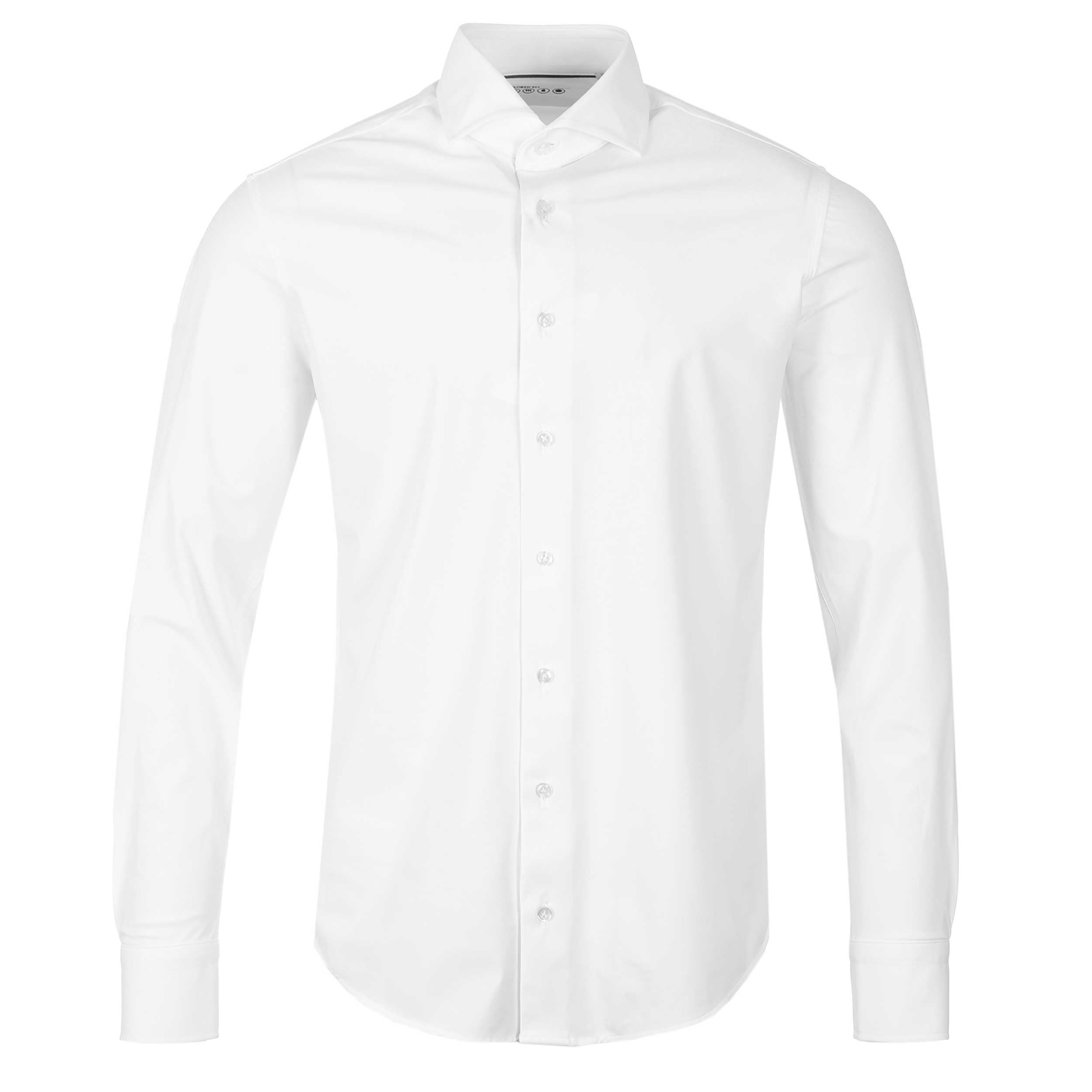 Thomas Maine Tech Luxe Stretch Shirt in White