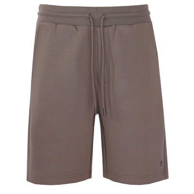 Thomas Maine Interlock Sweat Short in Light Brown