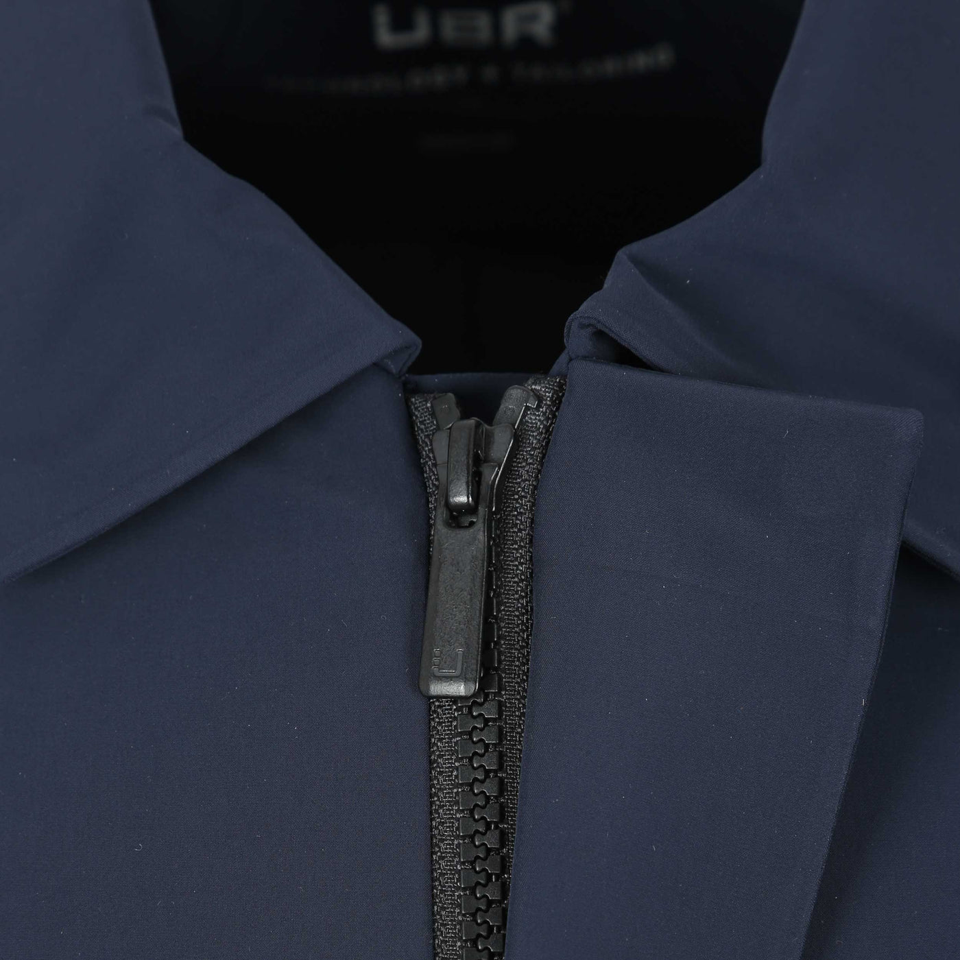 UBR Regulator Coat Navy Collar Zip