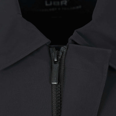 UBR Regulator Coat in Black Zip