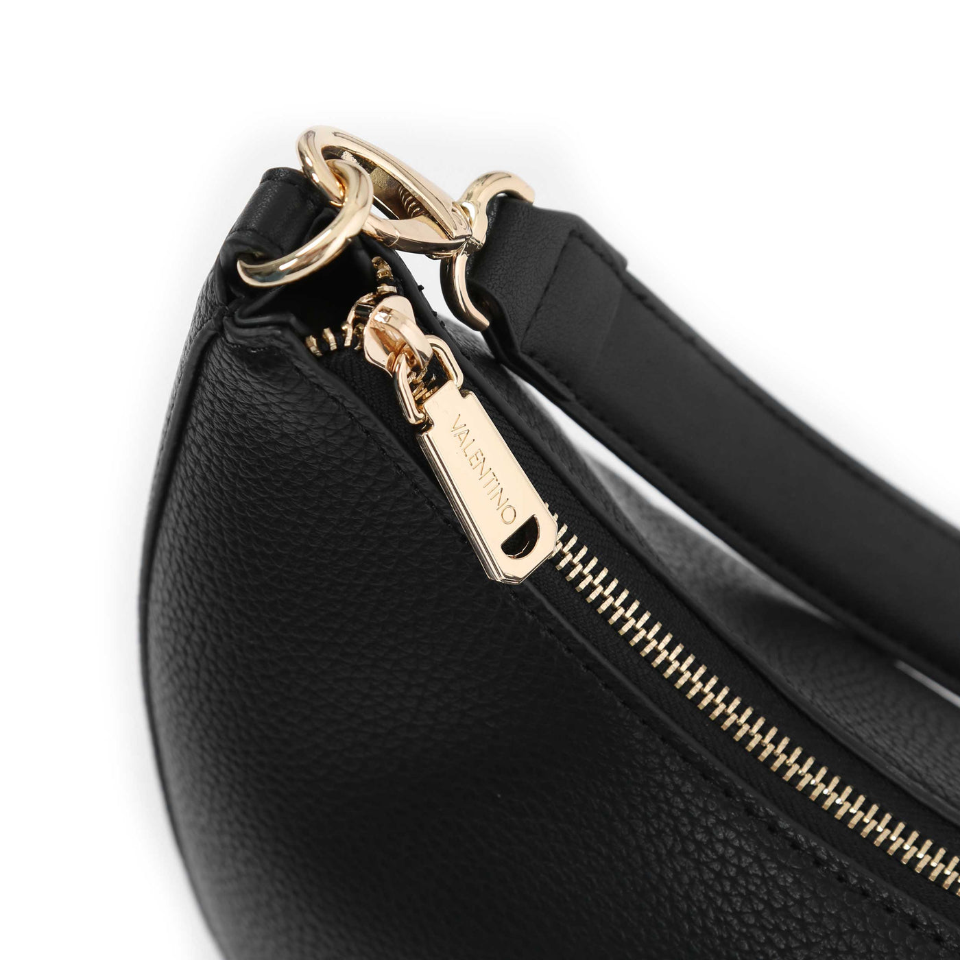 Valentino Bags Alexia Ladies Shoulder Bag in Ecru zip