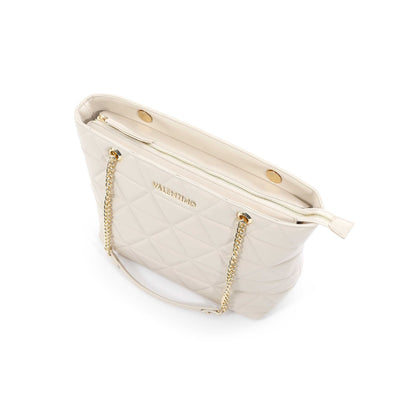 Valentino Bags Carnaby Ladies Shopper Bag in Ecru detail