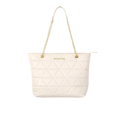Valentino Bags Carnaby Ladies Shopper Bag in Ecru