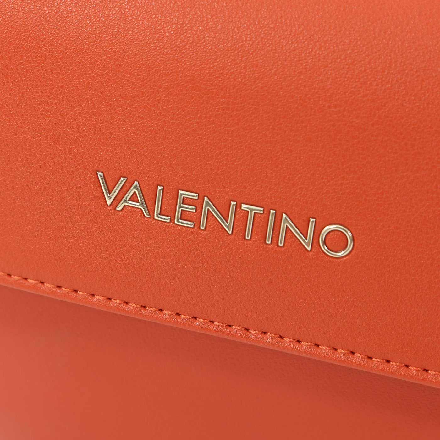 Valentino Bags Bigs Cross Body Bag in Arancio Orange Logo