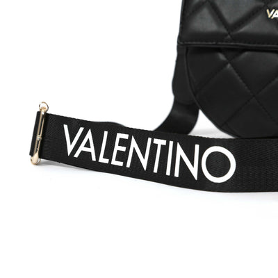 Valentino Bags Bigs Quilt Shoulder Bag in Black Strap