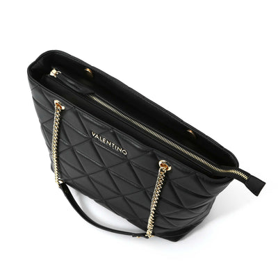 Valentino Bags Carnaby Ladies Shopper Bag in Black Above