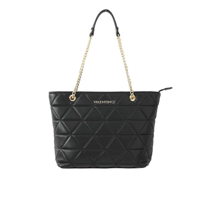 Valentino Bags Carnaby Ladies Shopper Bag in Black Main