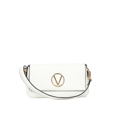 Valentino Bags Katong Ladies Shoulder Bag in White Handle